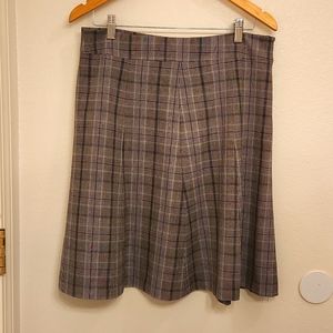 Covington Stretch Plaid Skirt